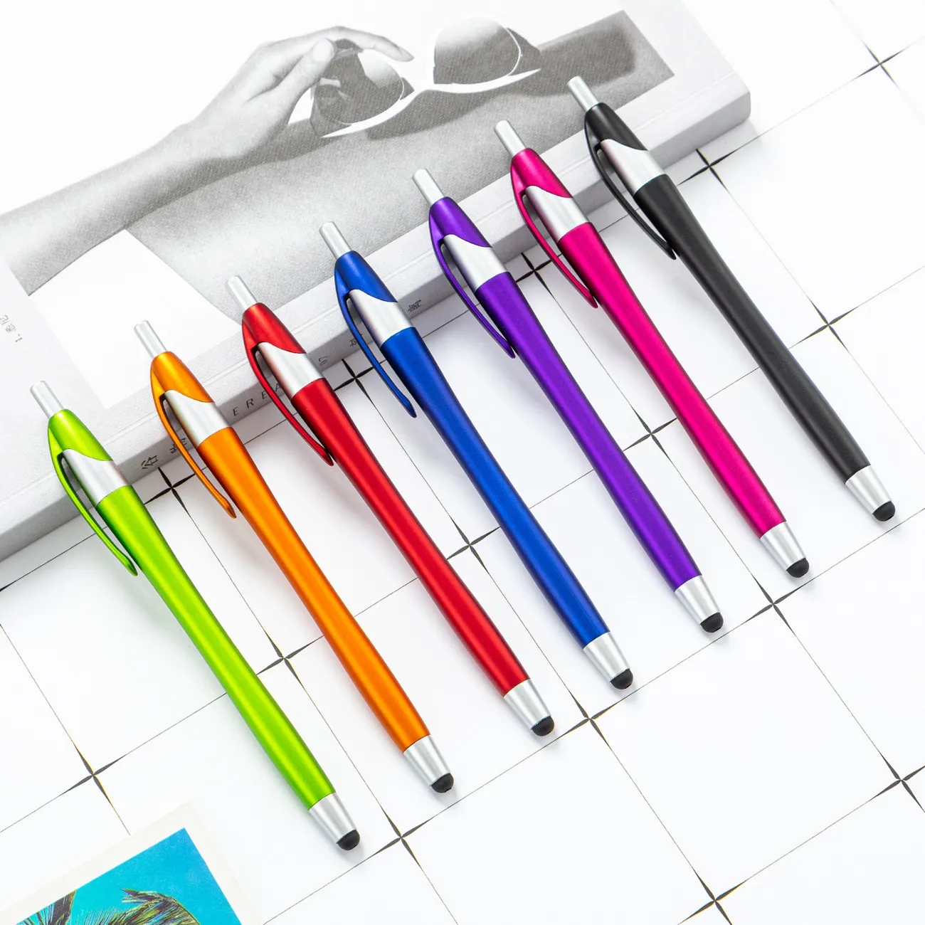 Ballpoint pen with rubber touch 9
