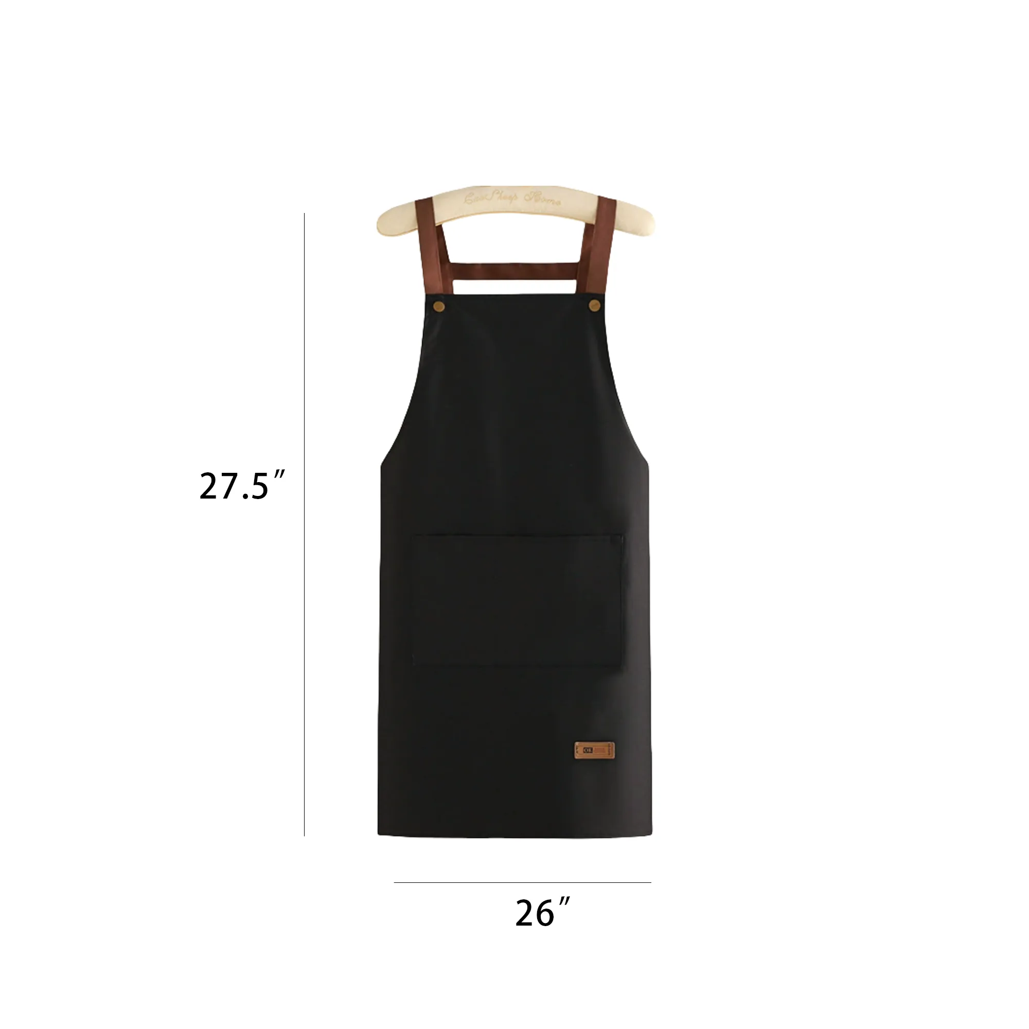 Unisex Plain Apron With Front Pocket 2