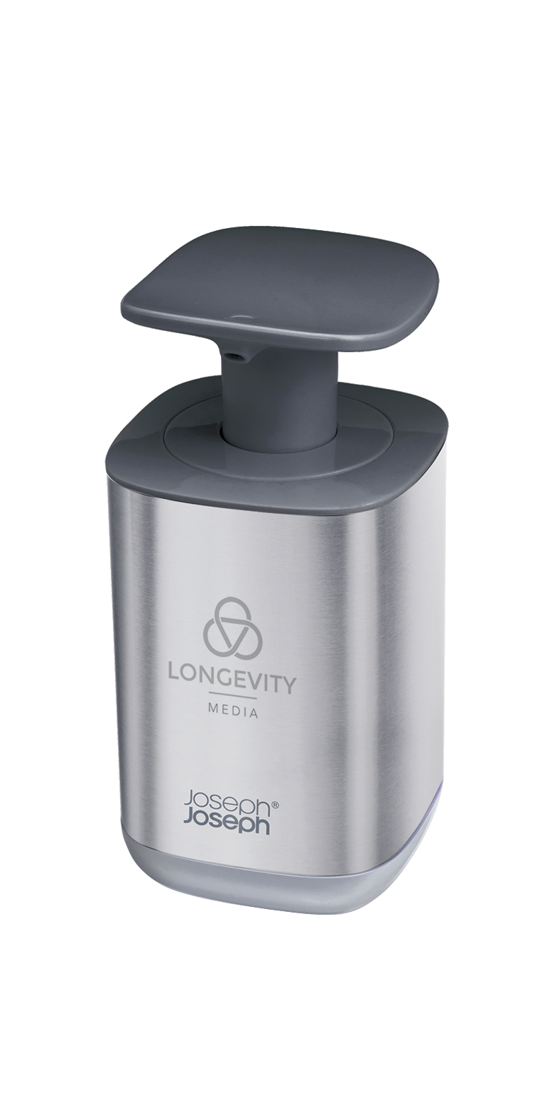 Joseph Joseph® Presto™ Hygienic Soap Dispenser 4