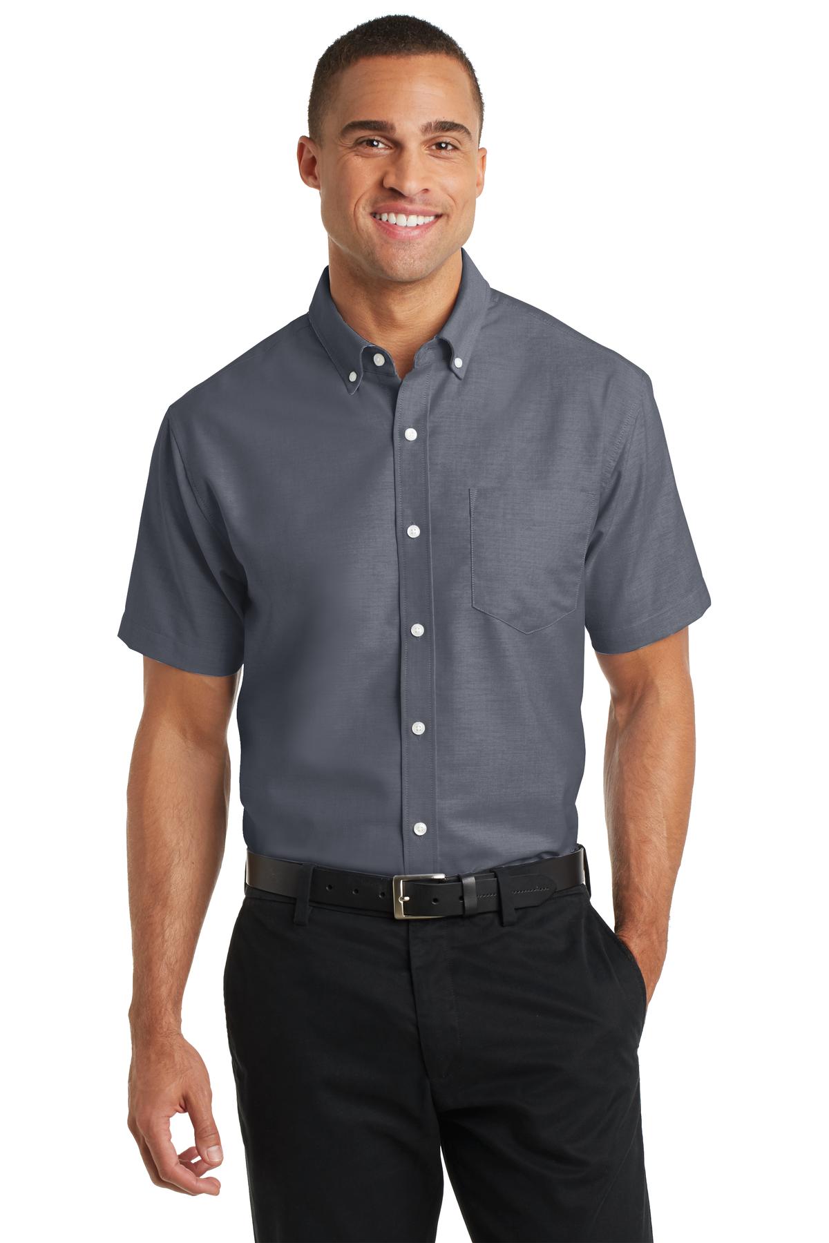 Short Sleeve SuperPro Oxford Shirt