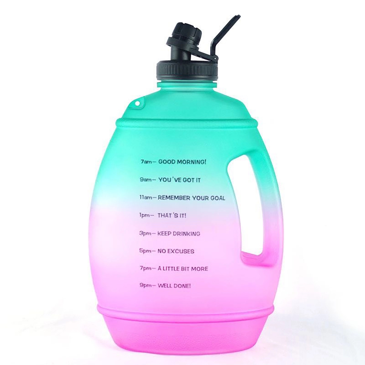 1 Gallon Water Jug - with Straw & Time Marker 2