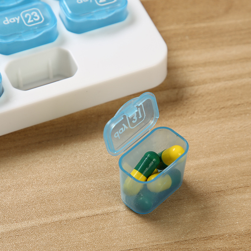 31 Compartments Monthly Pill Organizer 2