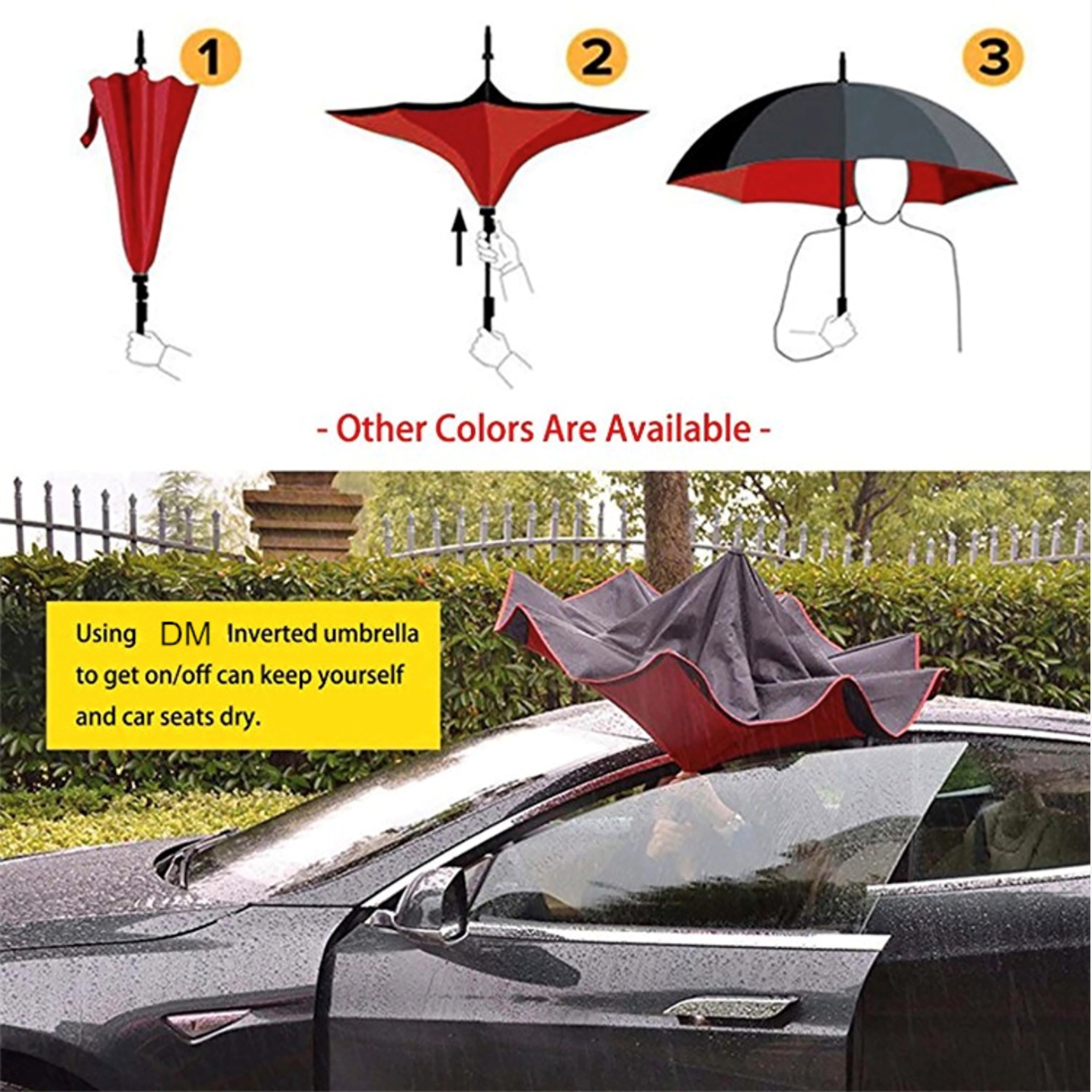 Manual Open Inverted Umbrella 2