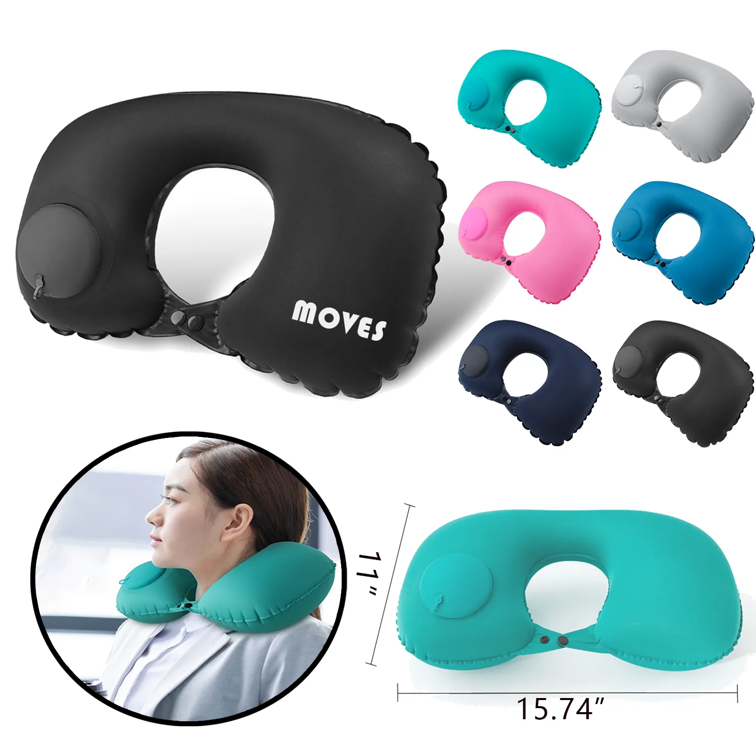 Inflatable U-shaped Pillow 2