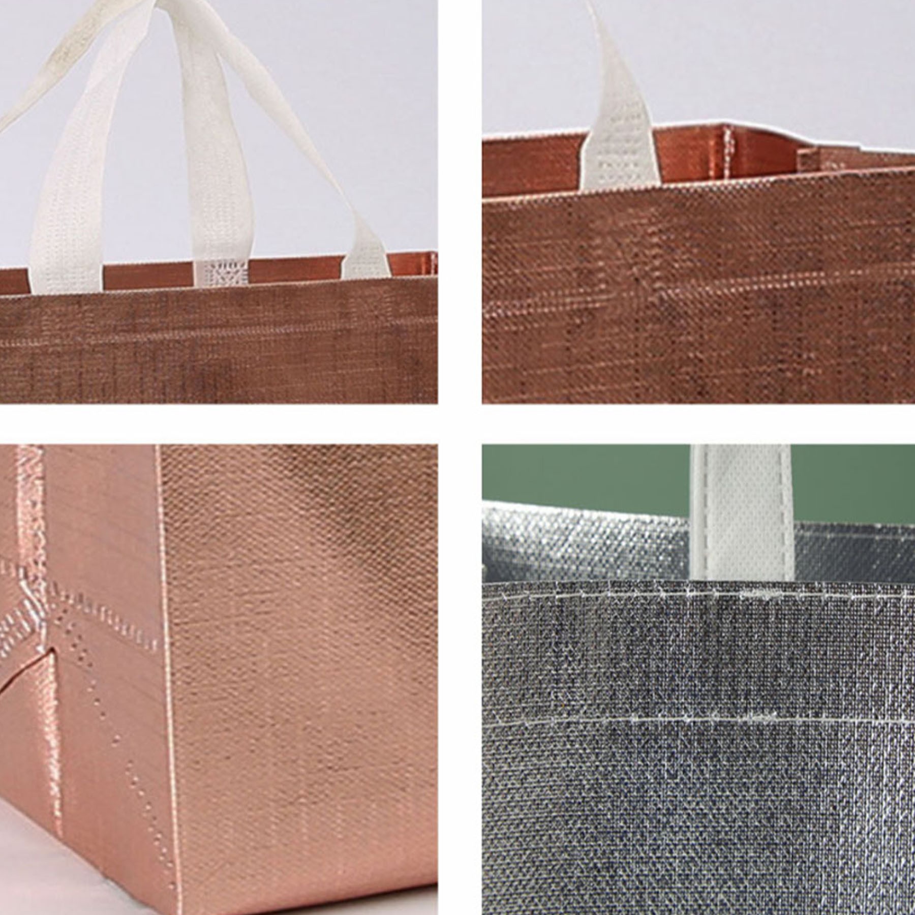 Reusable Non Woven Foldable Shopping Bag All Over Printing 3