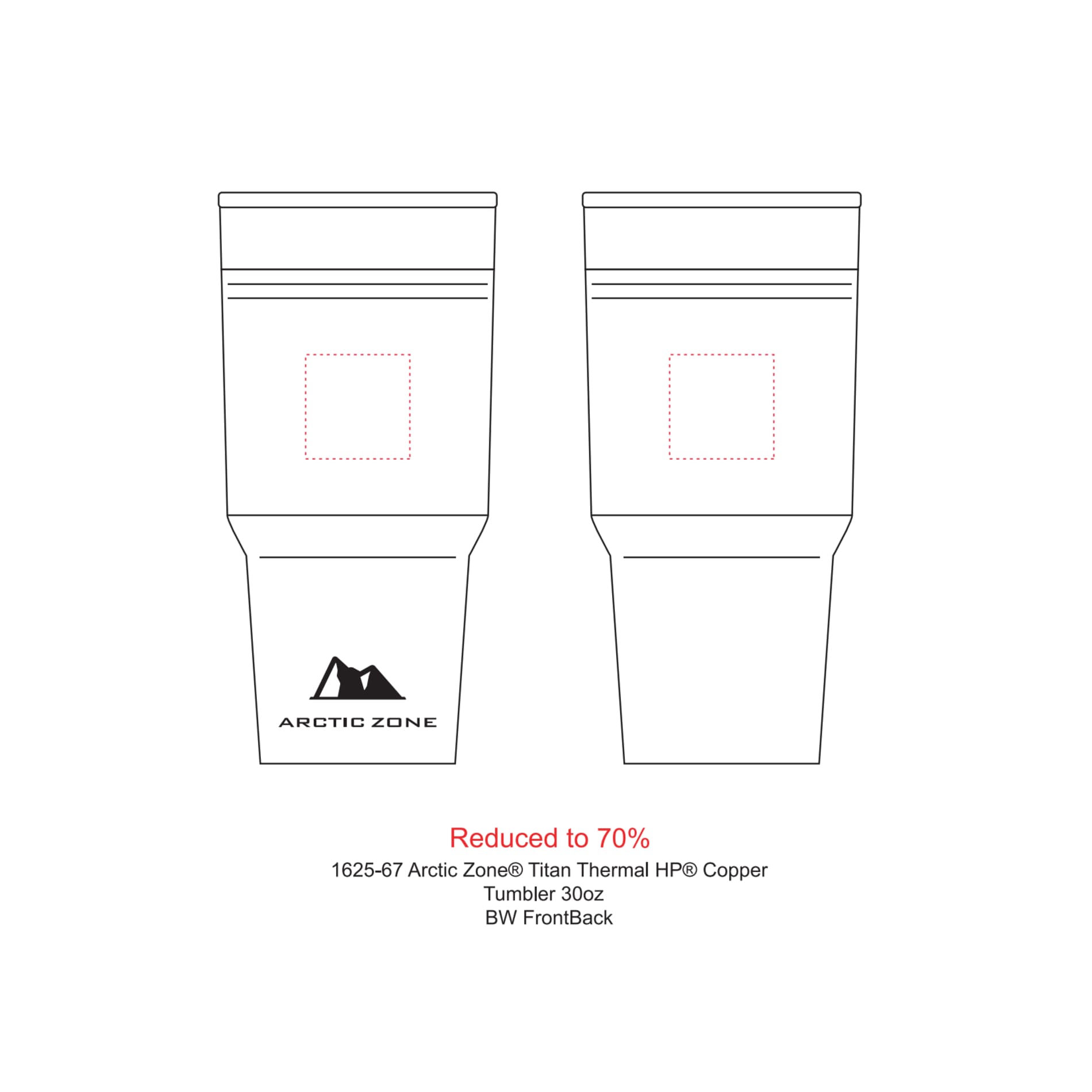Arctic Zone® Titan Thermal HP® Copper Tumbler 30oz 19