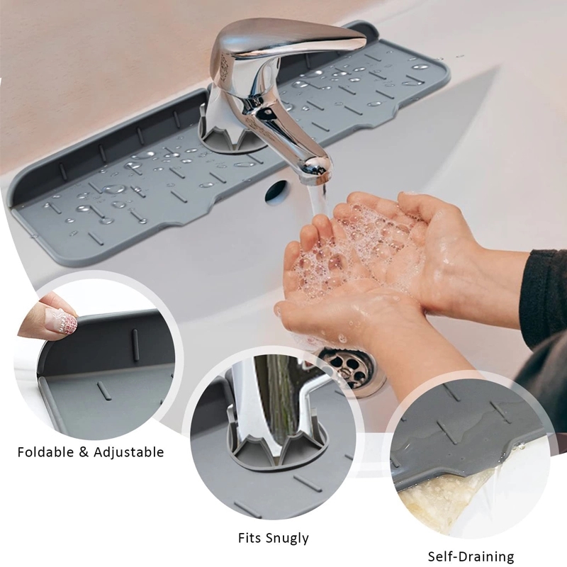 Silicone Kitchen Bathroom Sink Drain Mat 3