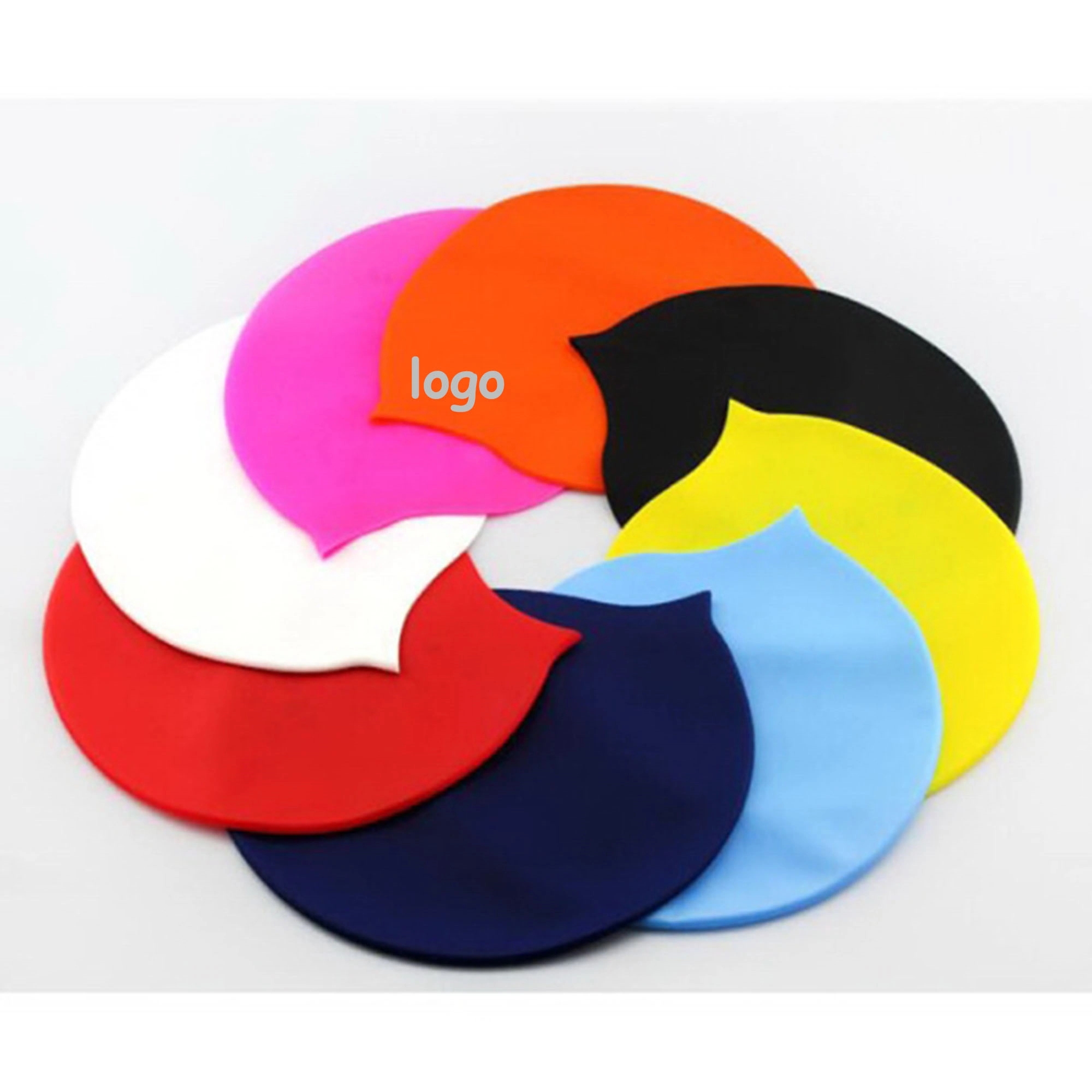 55g Silicone Swim Caps MOQ 100PCS 4