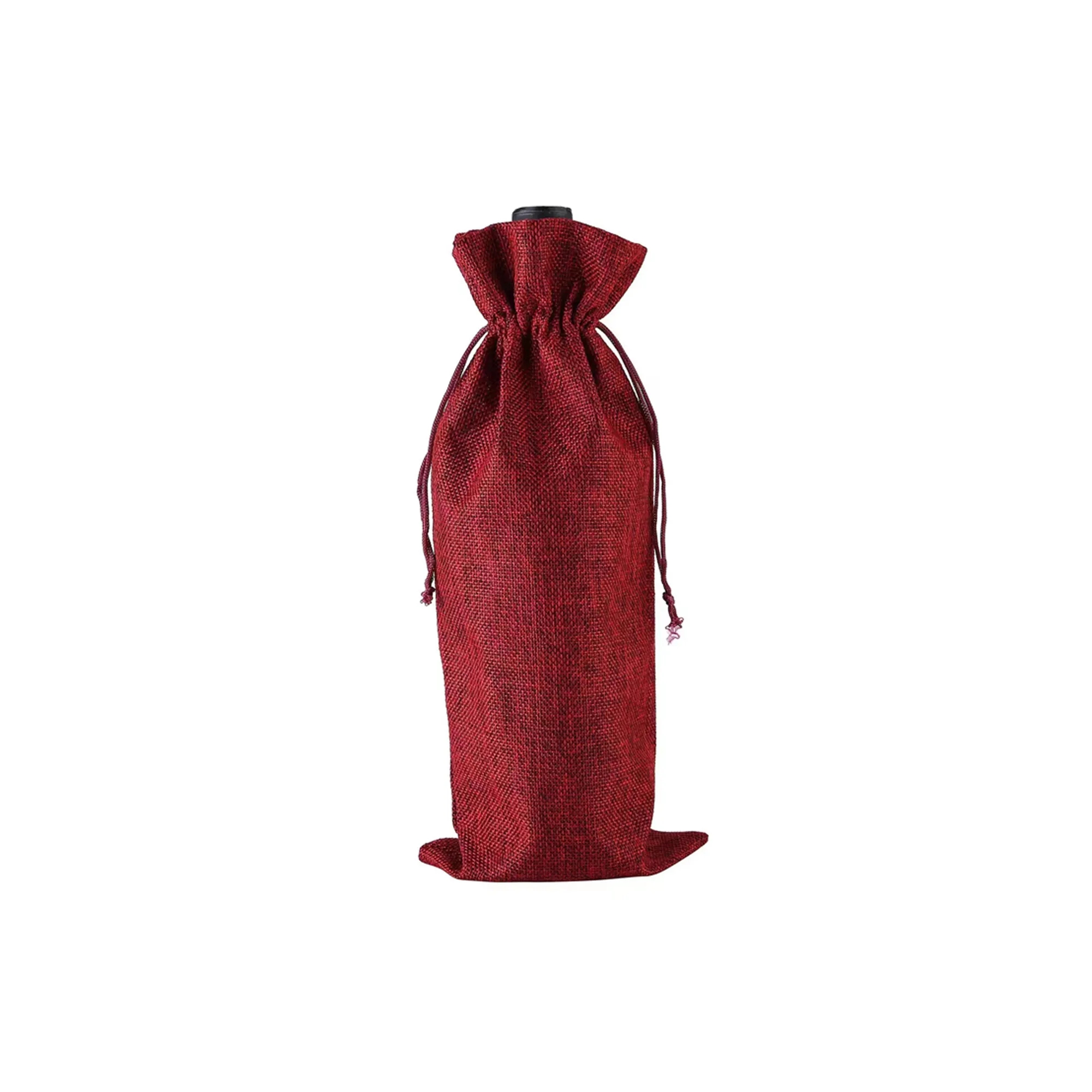 Linen Bunched Bottle Bag 2