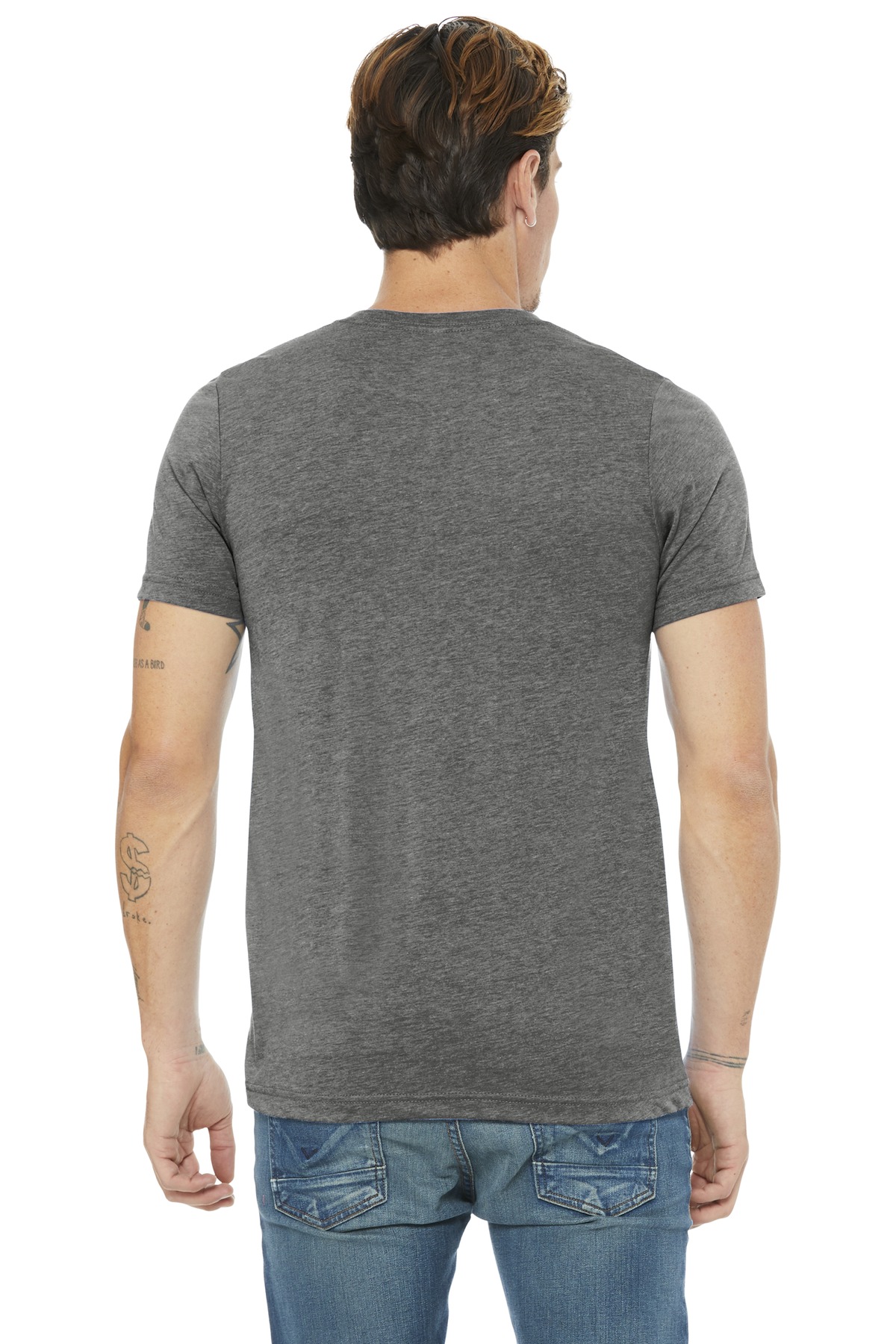 BELLA+CANVAS Unisex Triblend Short Sleeve V-Neck Te. BC3415 12