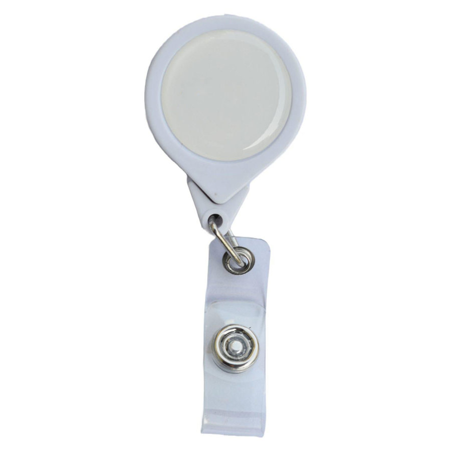 Teardrop Badge Reel w/ Bulldog Clip (No Twist) 5