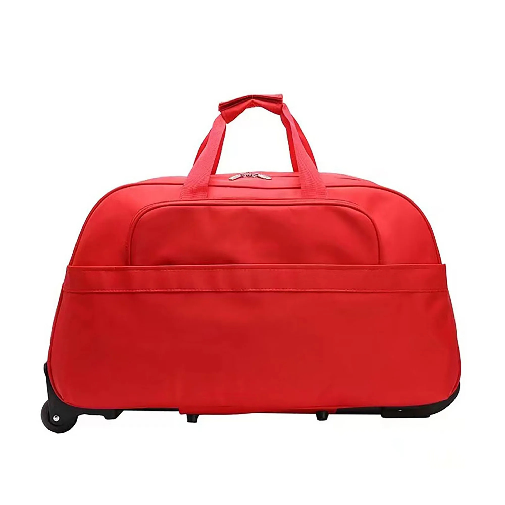 Custom Wheeled Rolling Duffel Luggage Bag MOQ 10pcs 3