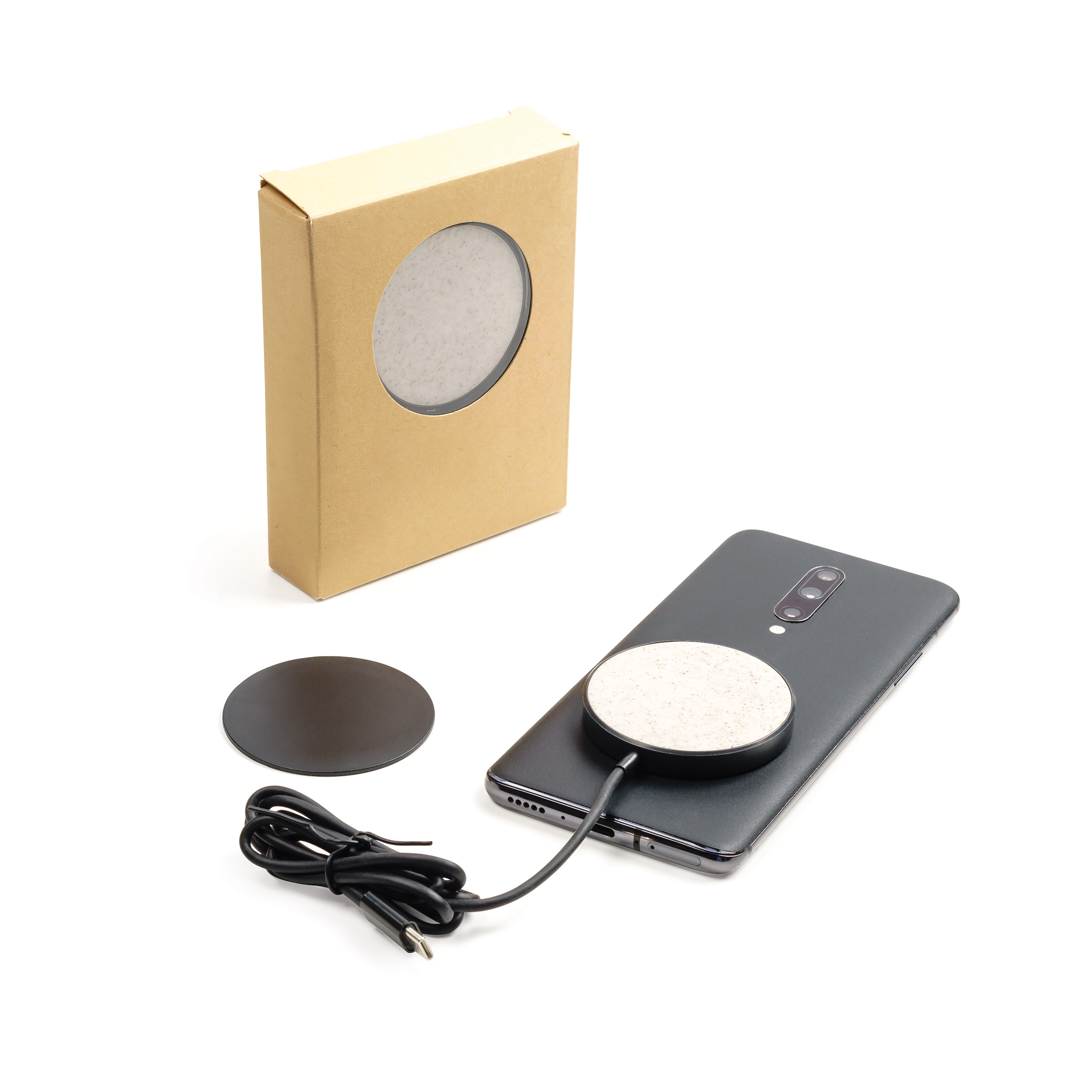 Wheat recycled 15w magnetic wireless charging dock