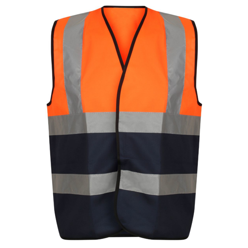 VISIPRO Unisex Hook & Loop Reflective Colorblock Safety Vest 2
