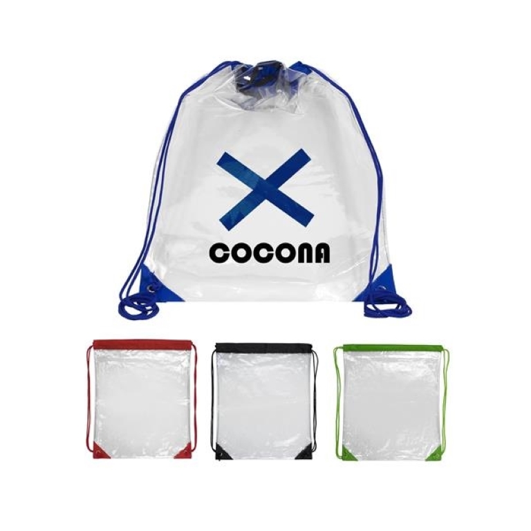 Clear Drawstring Backpack 1