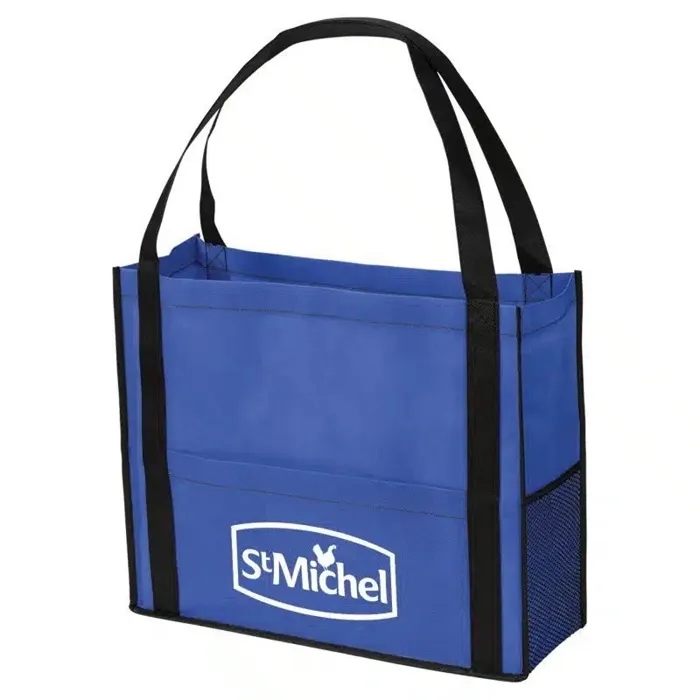 Non-Woven Tote with Mesh Pocket 11