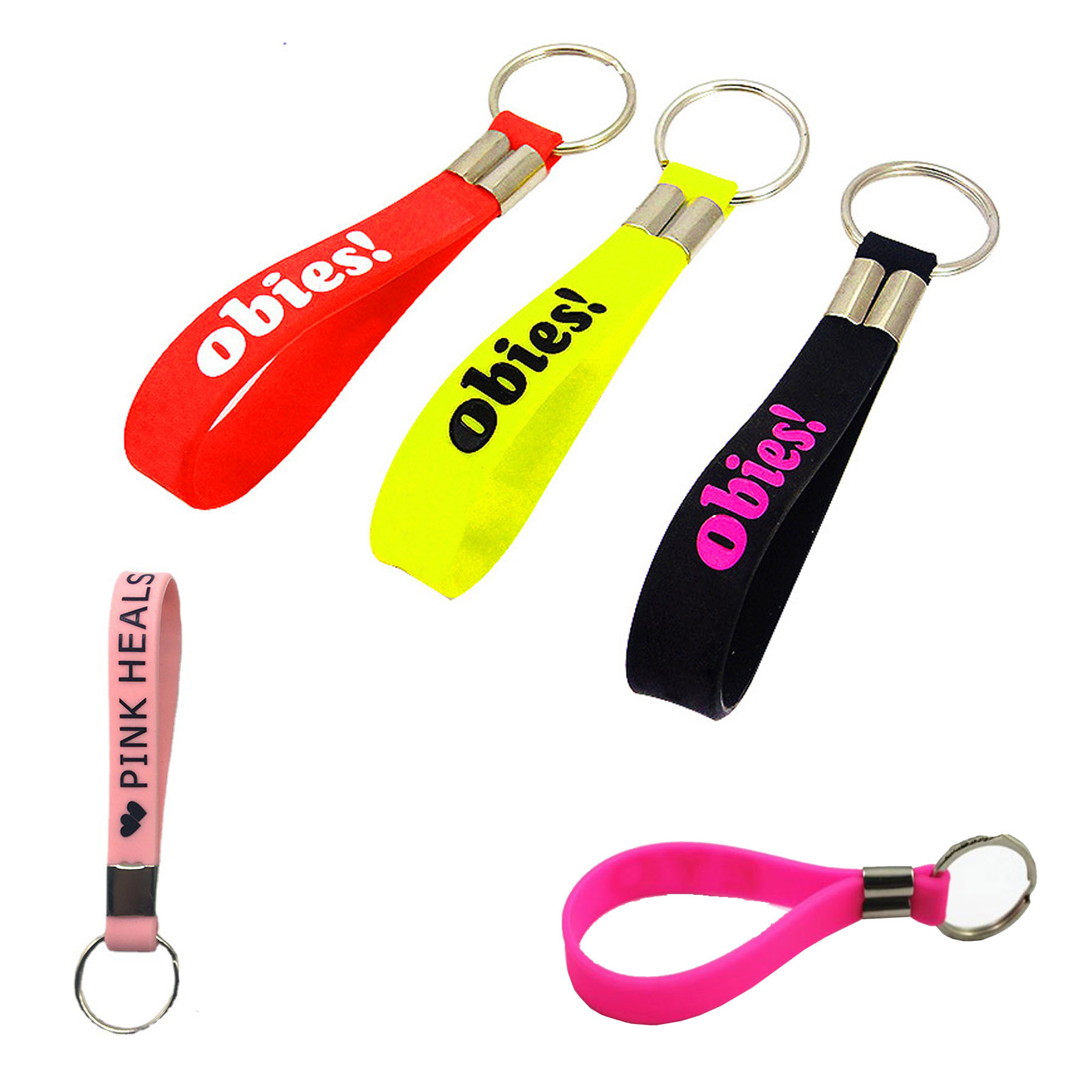 Silicone Wristband keychain 1