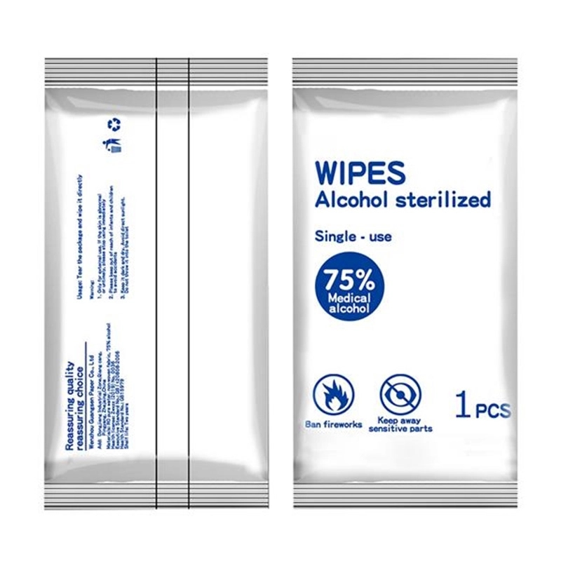 Custom Printing Individually Packed 75% Alcohol Wipes 2