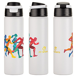 Cabrio 24 oz Recycled Stainless Steel Vacuum Insulated Bottle, custom water bottle with logo imprint 37