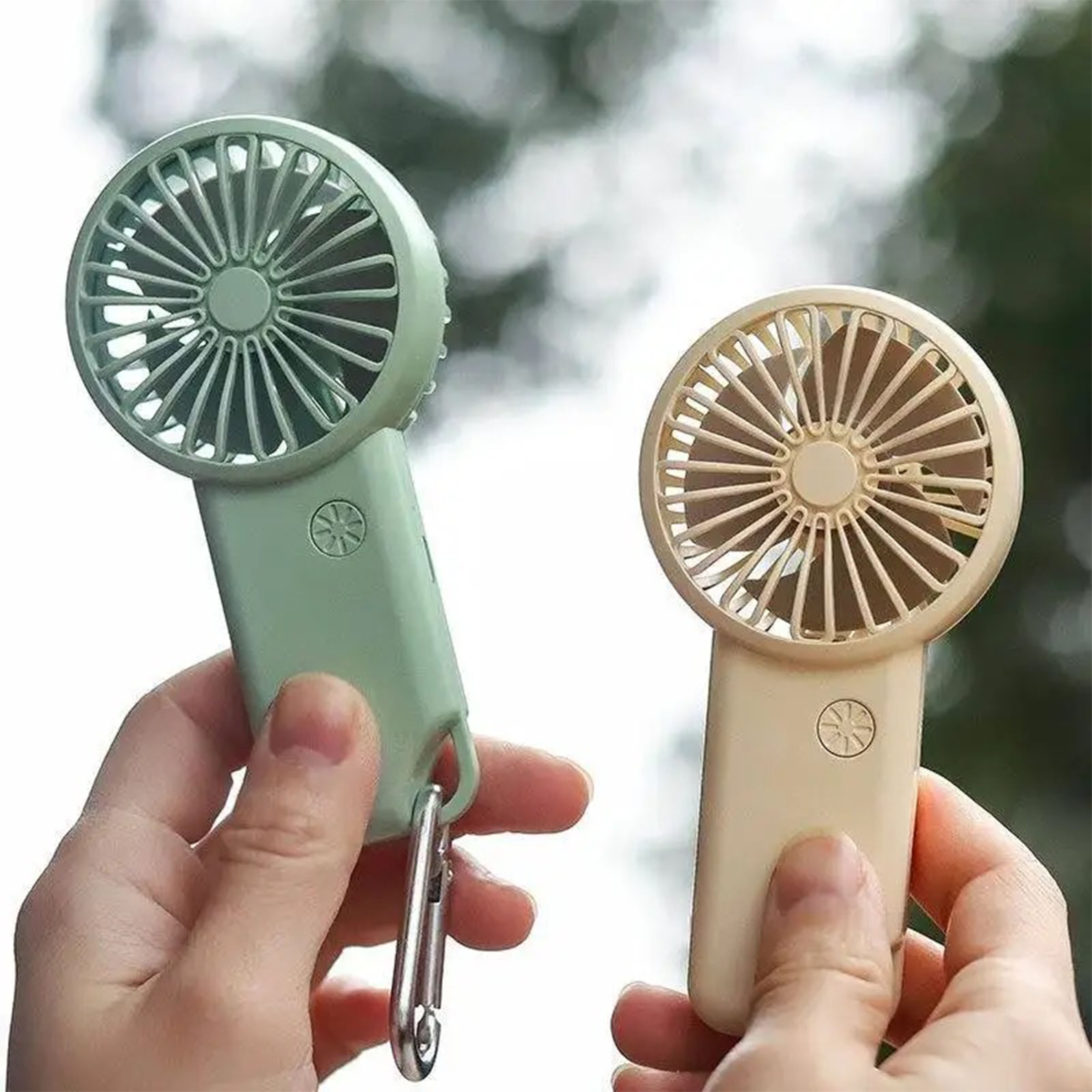 Plastic Portable Mini Handheld Fan ?C Stay Cool Anywhere 5