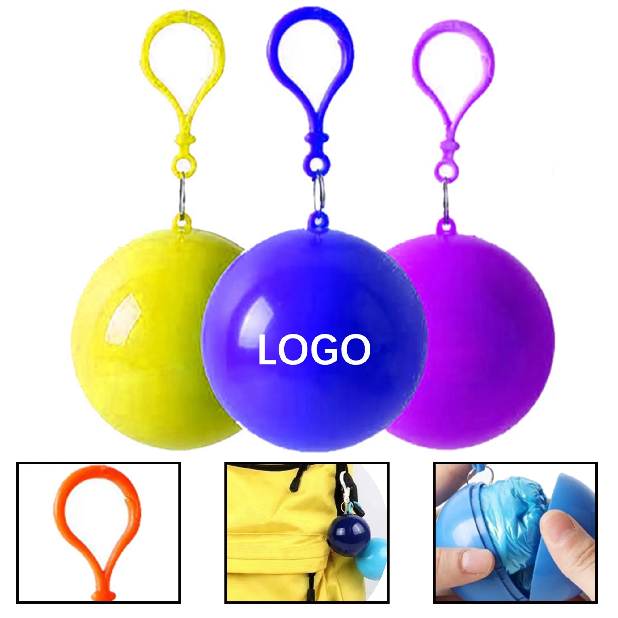 Portable Clear Disposable Raincoat 2