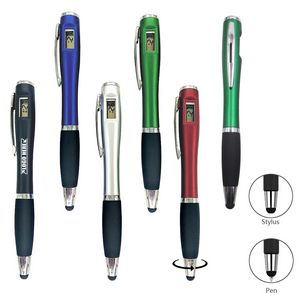 Stylus Ballpoint Pen With Watch 10