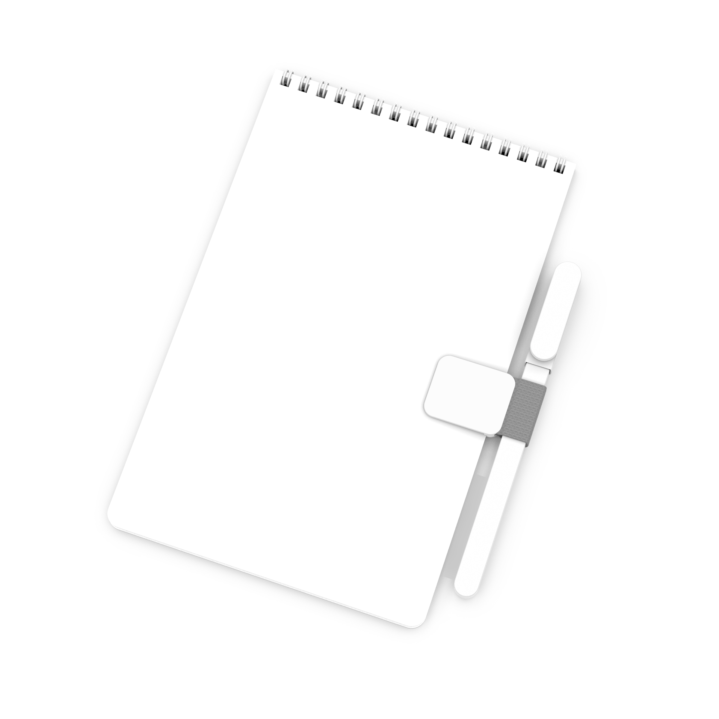 More Notes Kit: Notebook, pen and penholder set (top bound) 6