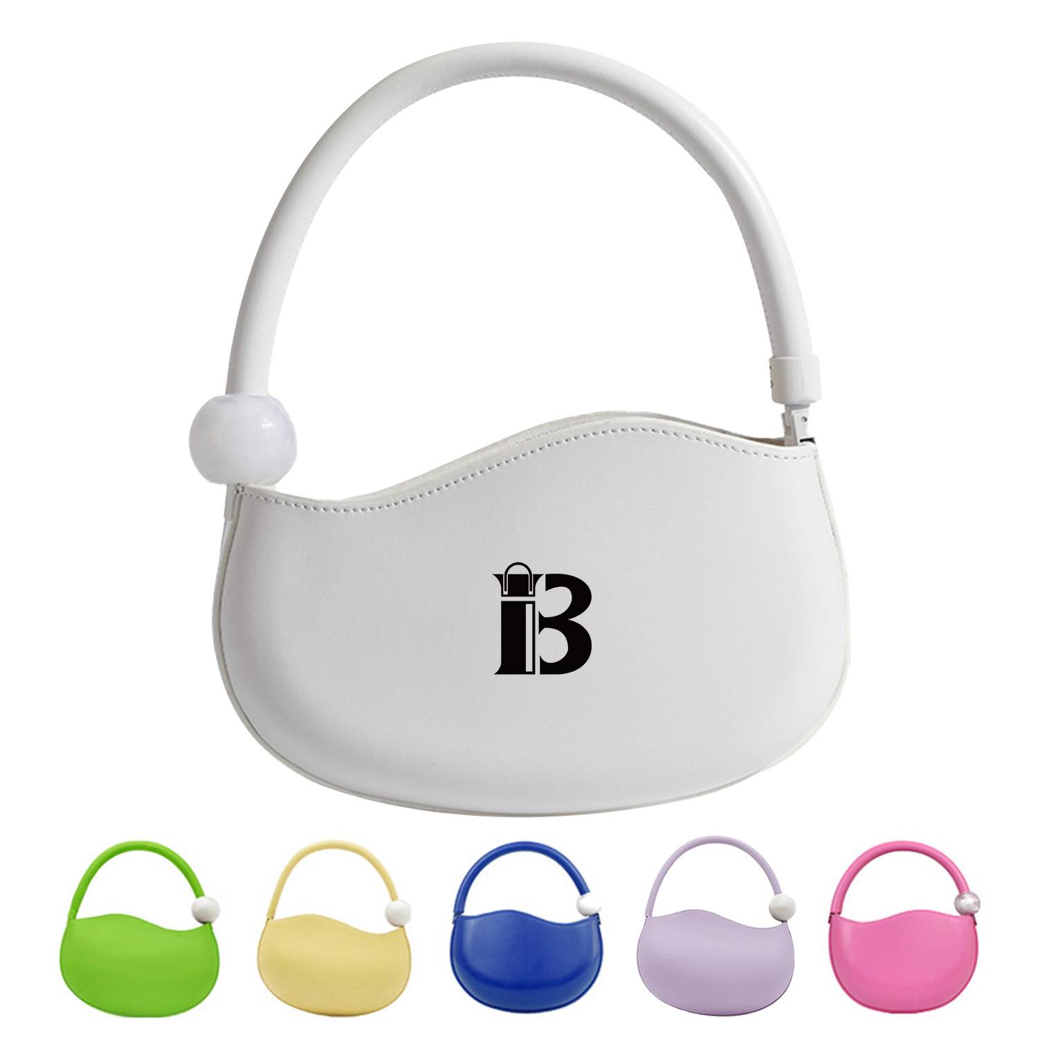 PU Leather Pea Shaped Handbag For Women 2