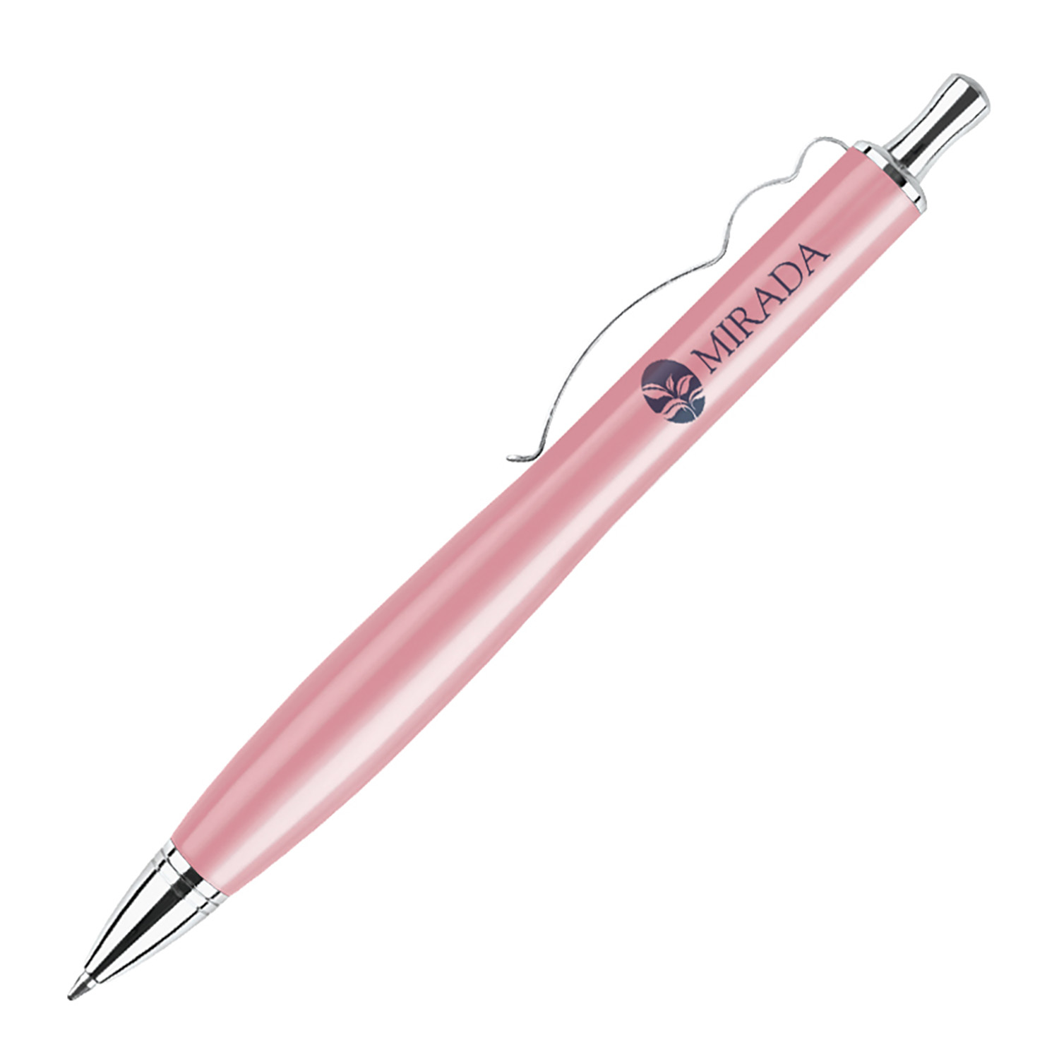Lacquer Coated Pen with Wavy Chrome Clip 7
