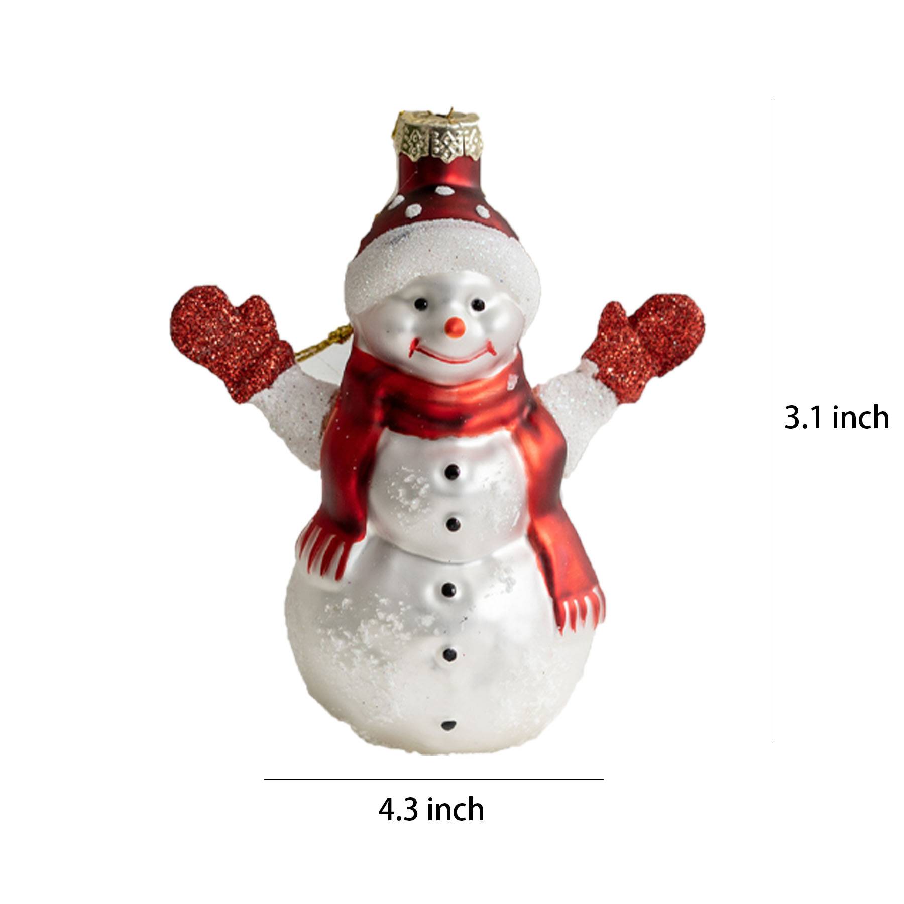 Glass Christmas Tree Decoration Ornaments 2