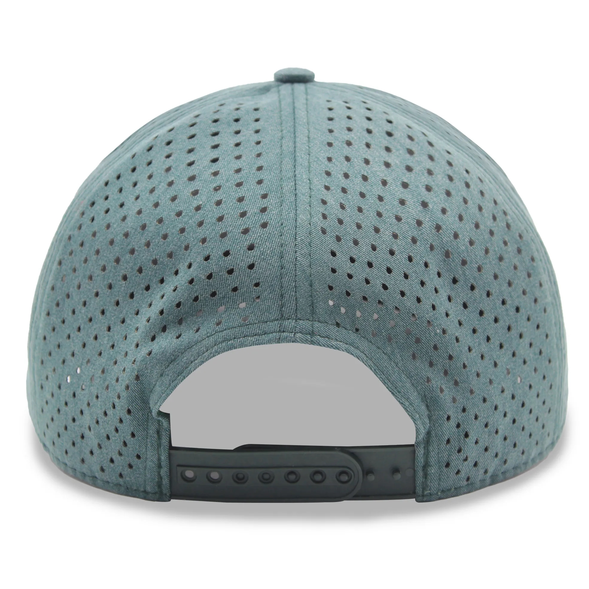 Sport trucker cap w/ laser cut mesh back