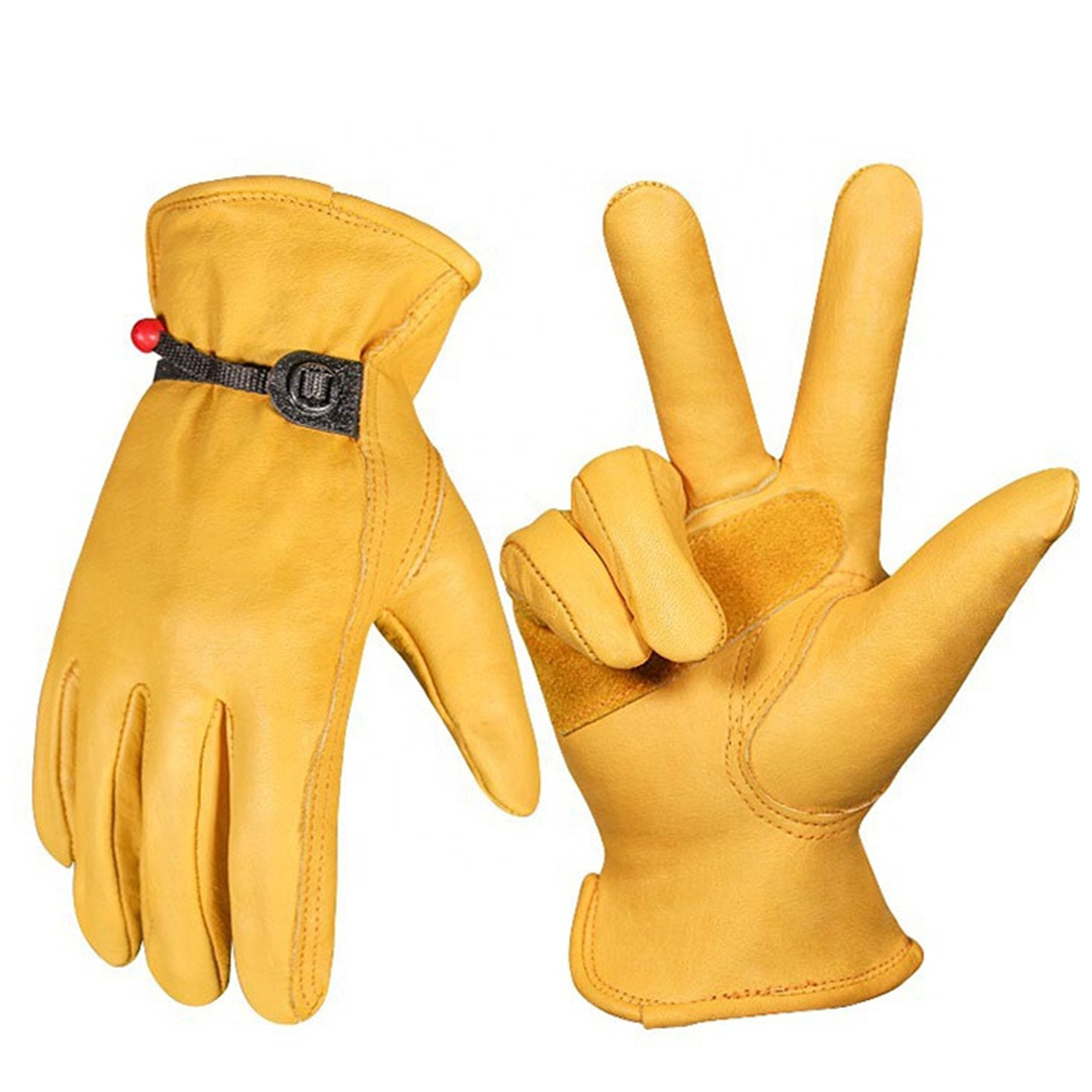Cowhide Outdoor Wear-Resistant And Anti Slip Soft Gloves 8