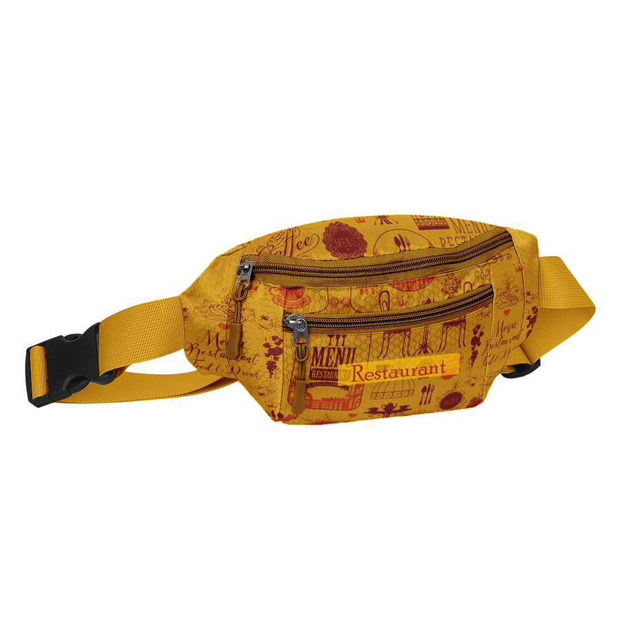 Sublimation Fanny Pack w/ 2 Pockets 11x2.5x5 in 4