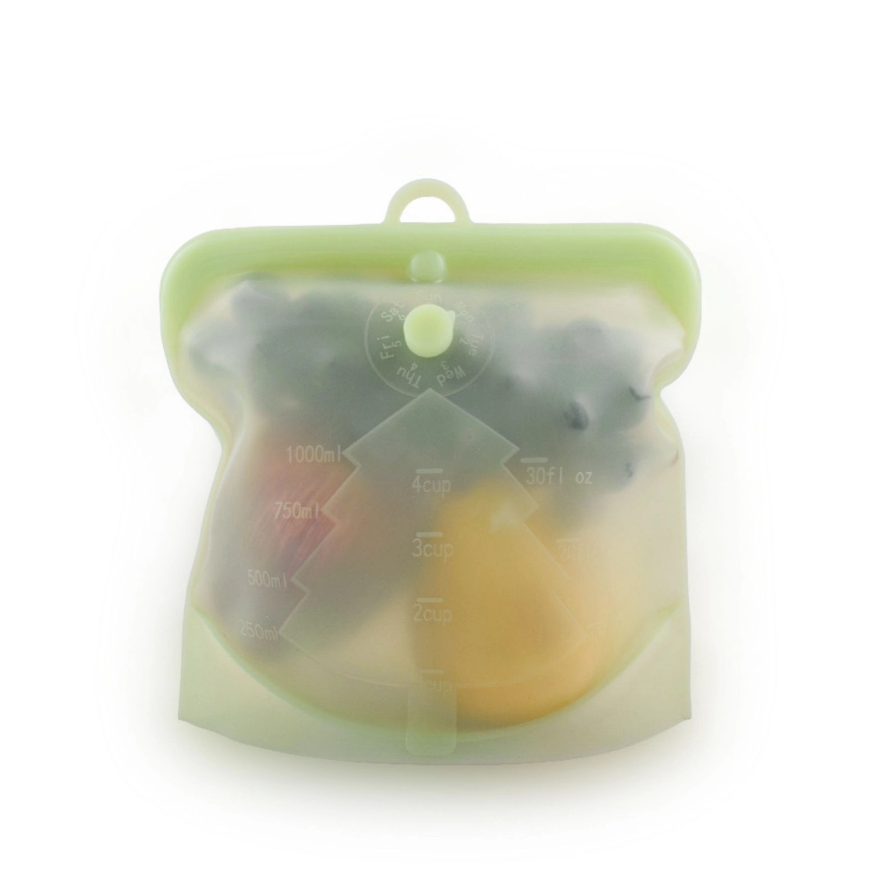 BPA Free Reusable Storage Bags Food Grade Silicone Gallon 2