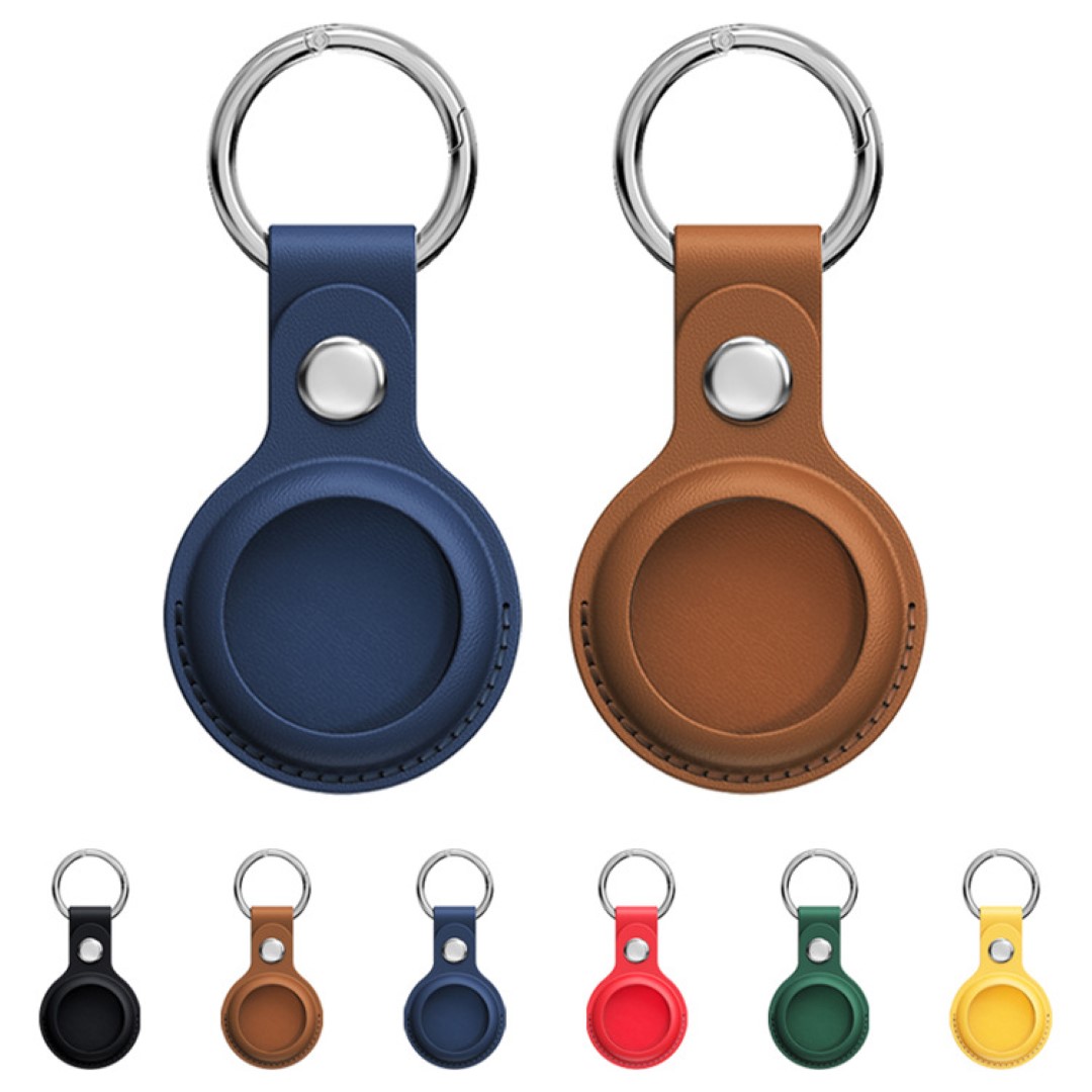 Pu Leather Airtags Protective Case 4