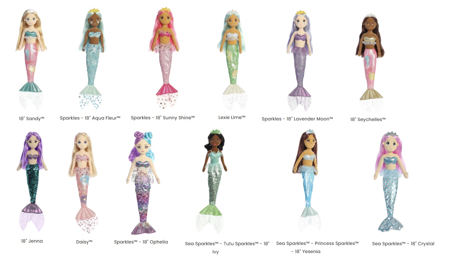 18"Plush Mermaid 3