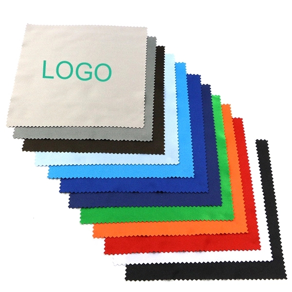 Full color Microfiber Lens Cloth with Pouch 2