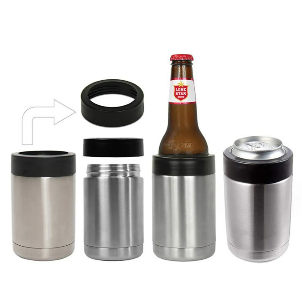 12oz 2 in 1 Beverage Holder and Tumbler 4