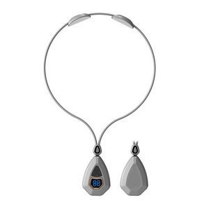 Lanyard Controlled Electric Pulse Neck Massager With Magnetic Electrode Pads 6