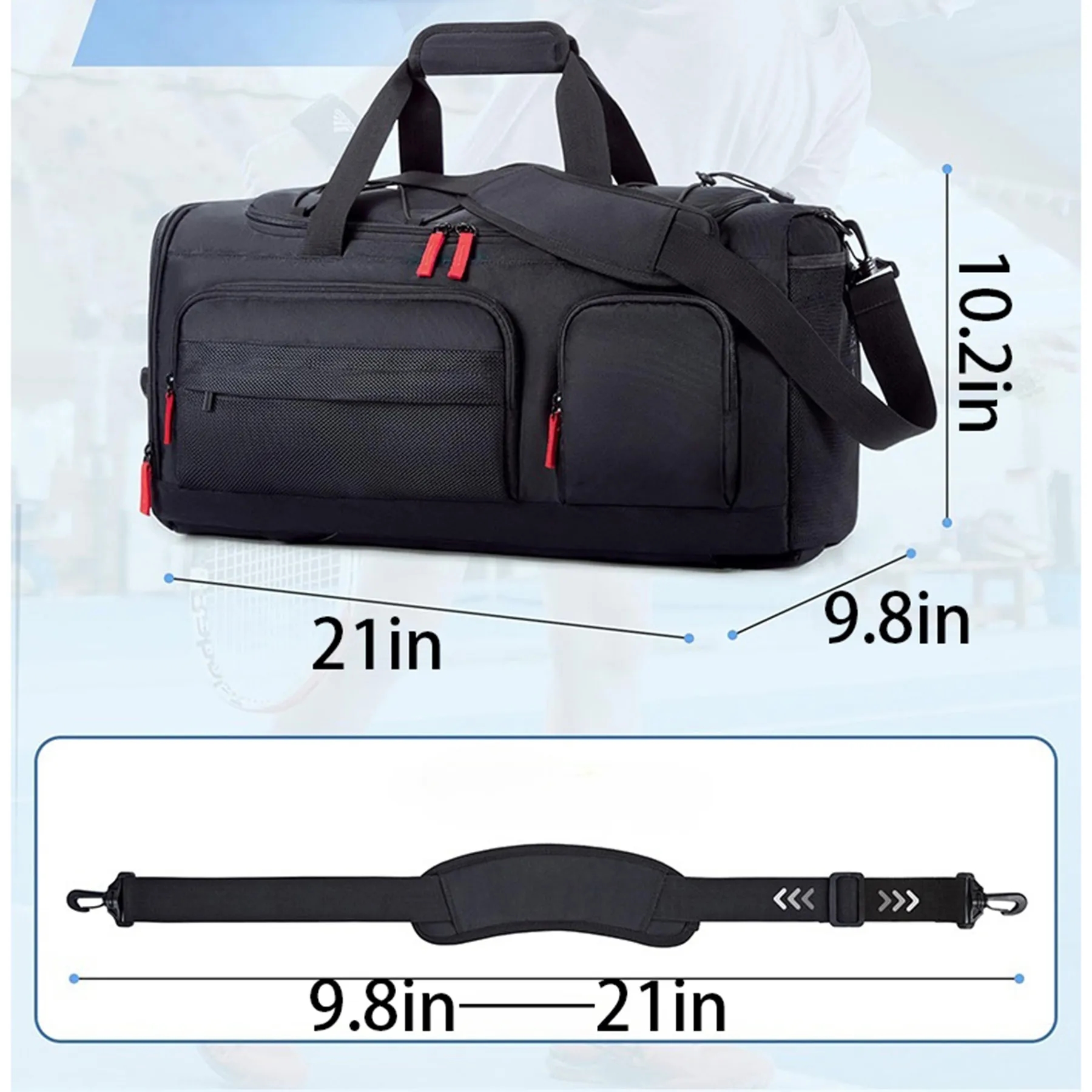 35L Sports Travel Duffel Bag 5