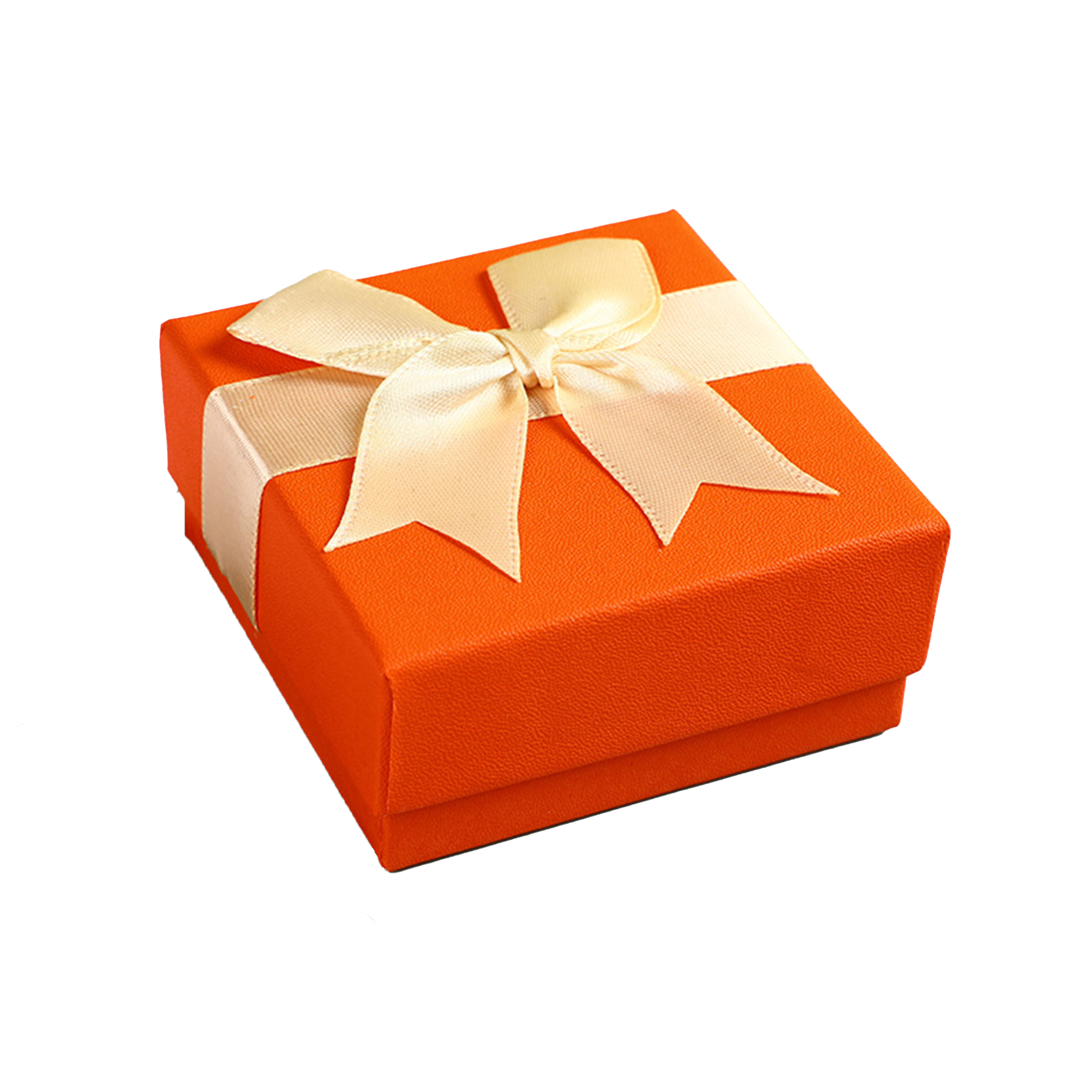 Paper Square Bow Jewelry Gift Box 4
