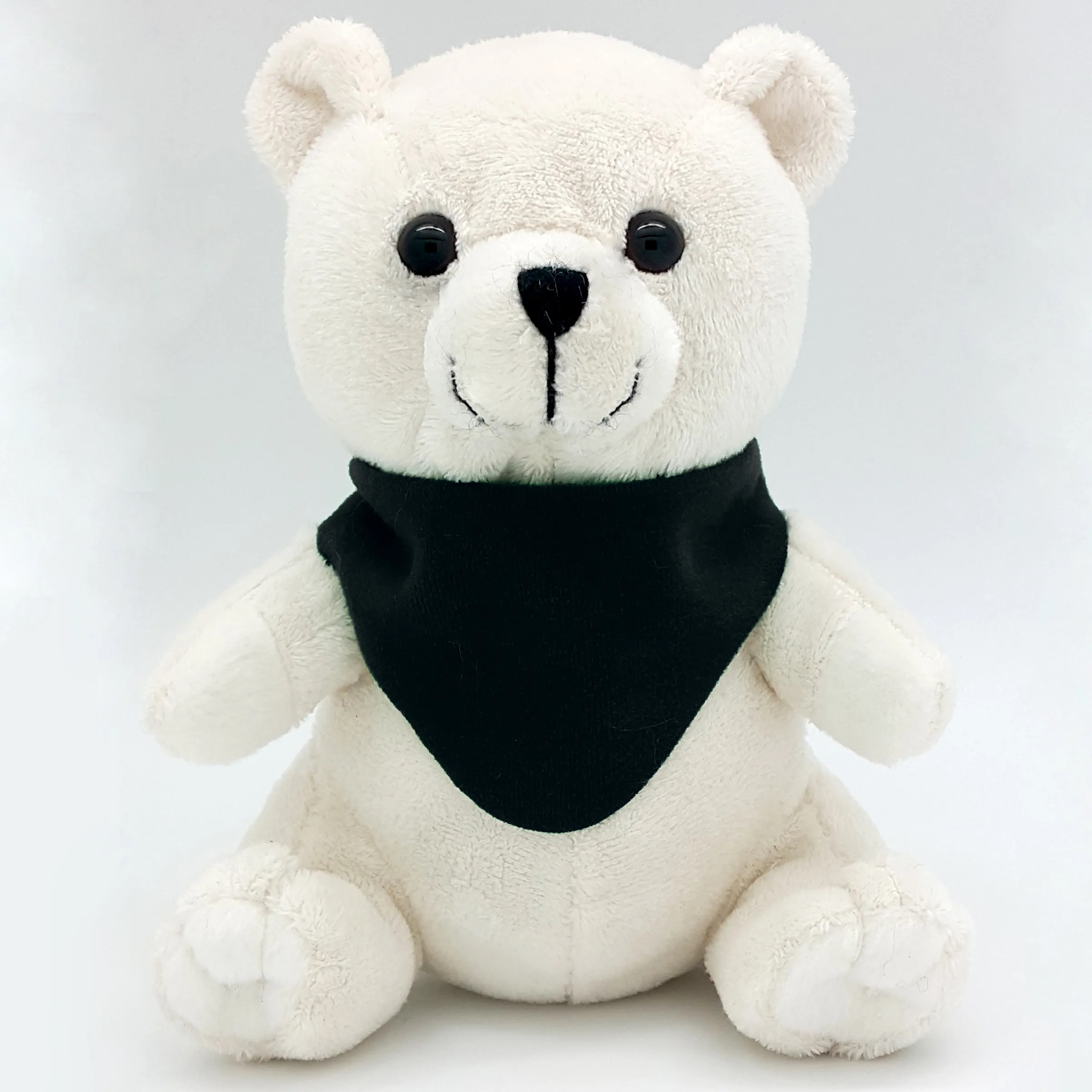 6" Beanie White Bear 12