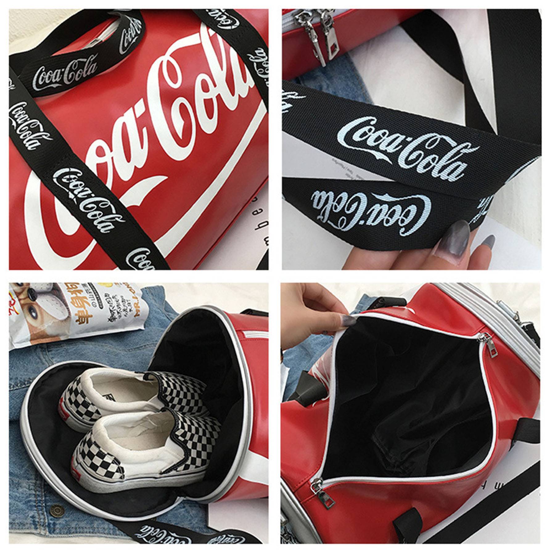 PU Leather Gym Duffel Bag 3
