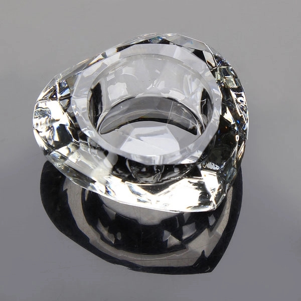 Crystal Heart Shape Wedding Tealight Holders 3