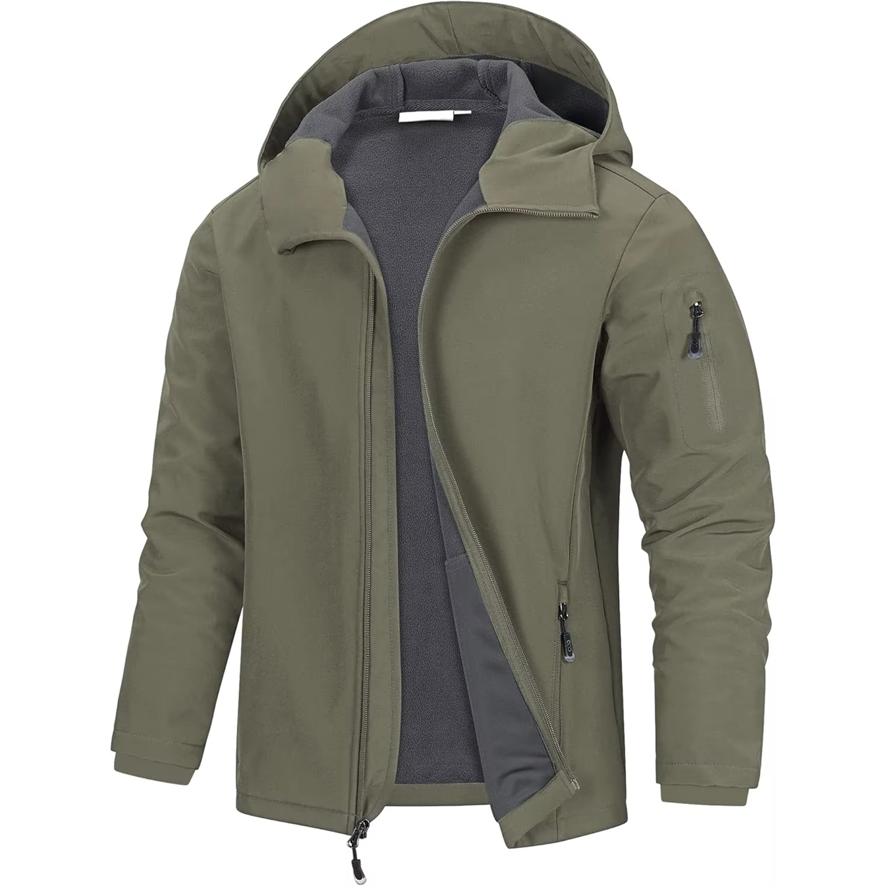 Men Hooded Waterproof Lightweight Jacket 7