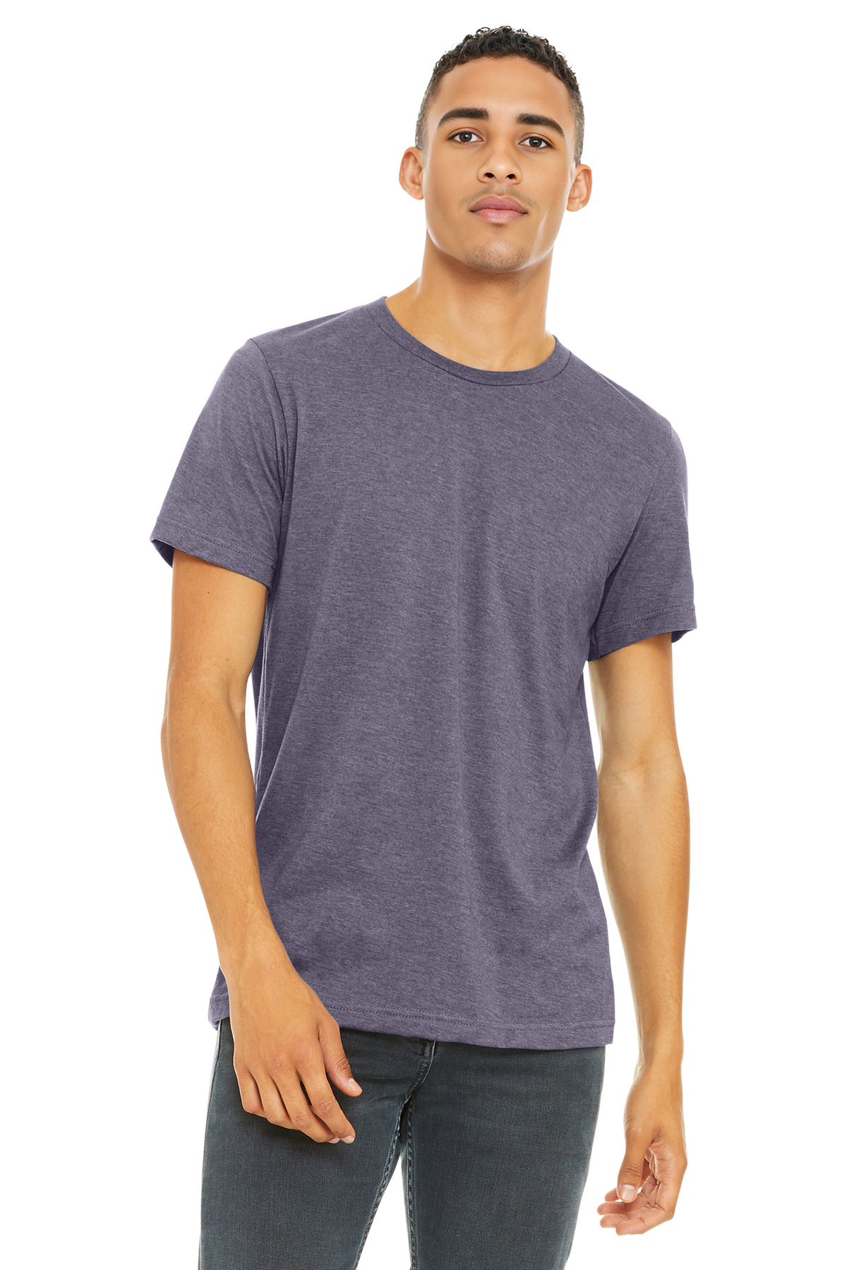 BELLA+CANVAS Unisex Heather CVC Short Sleeve Tee. BC3001CVC 615