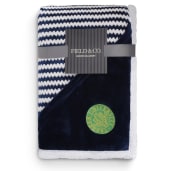 Field & Co.® Chevron Striped Sherpa Blanket 107