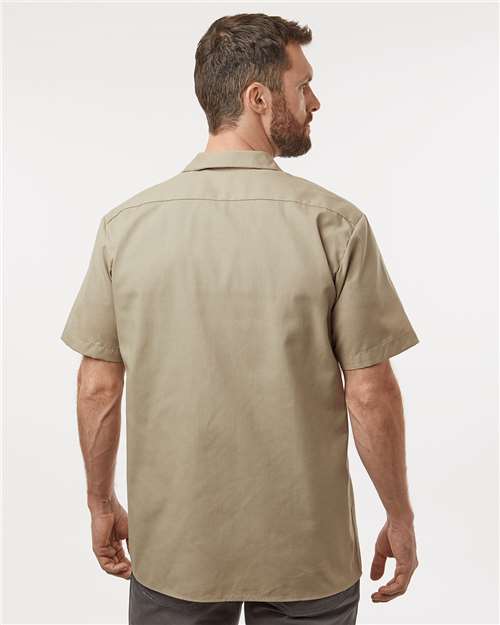 Men's Tall Industrial Short Sleeve Work Shirt - S535T 28
