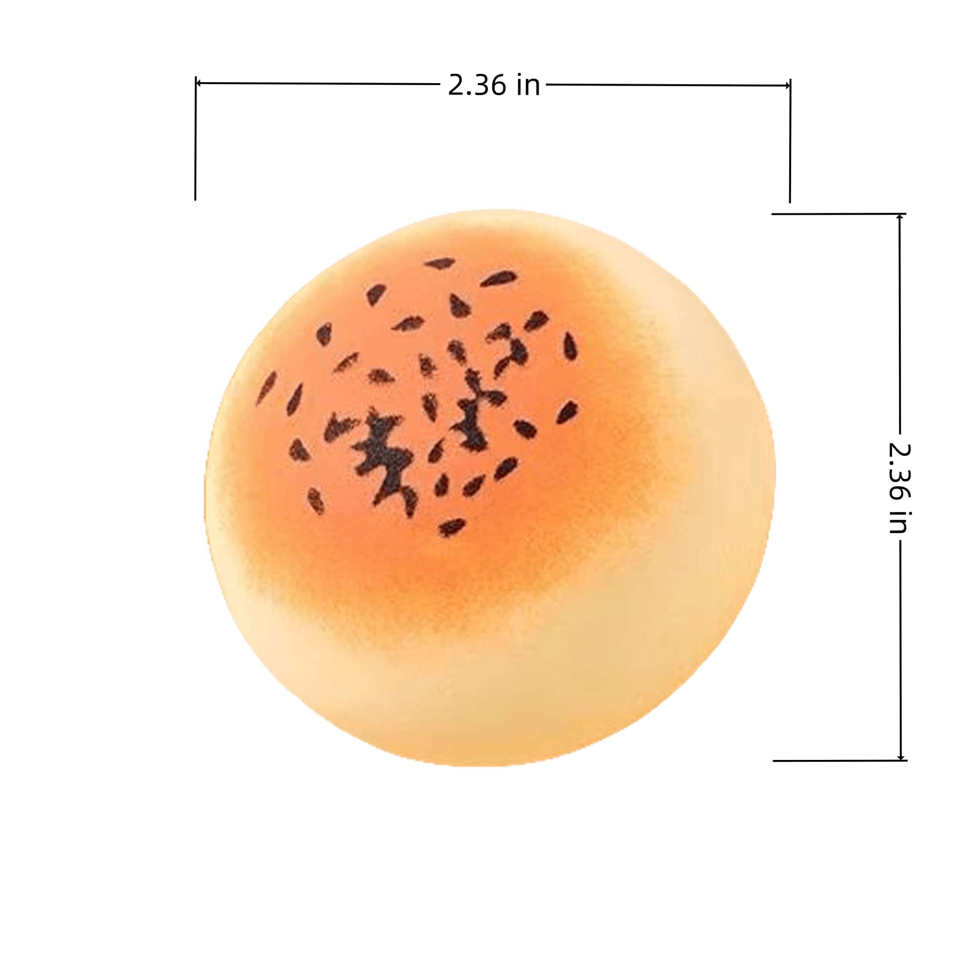 Simulation Food Bread Stress Relief Squeeze Toy 8