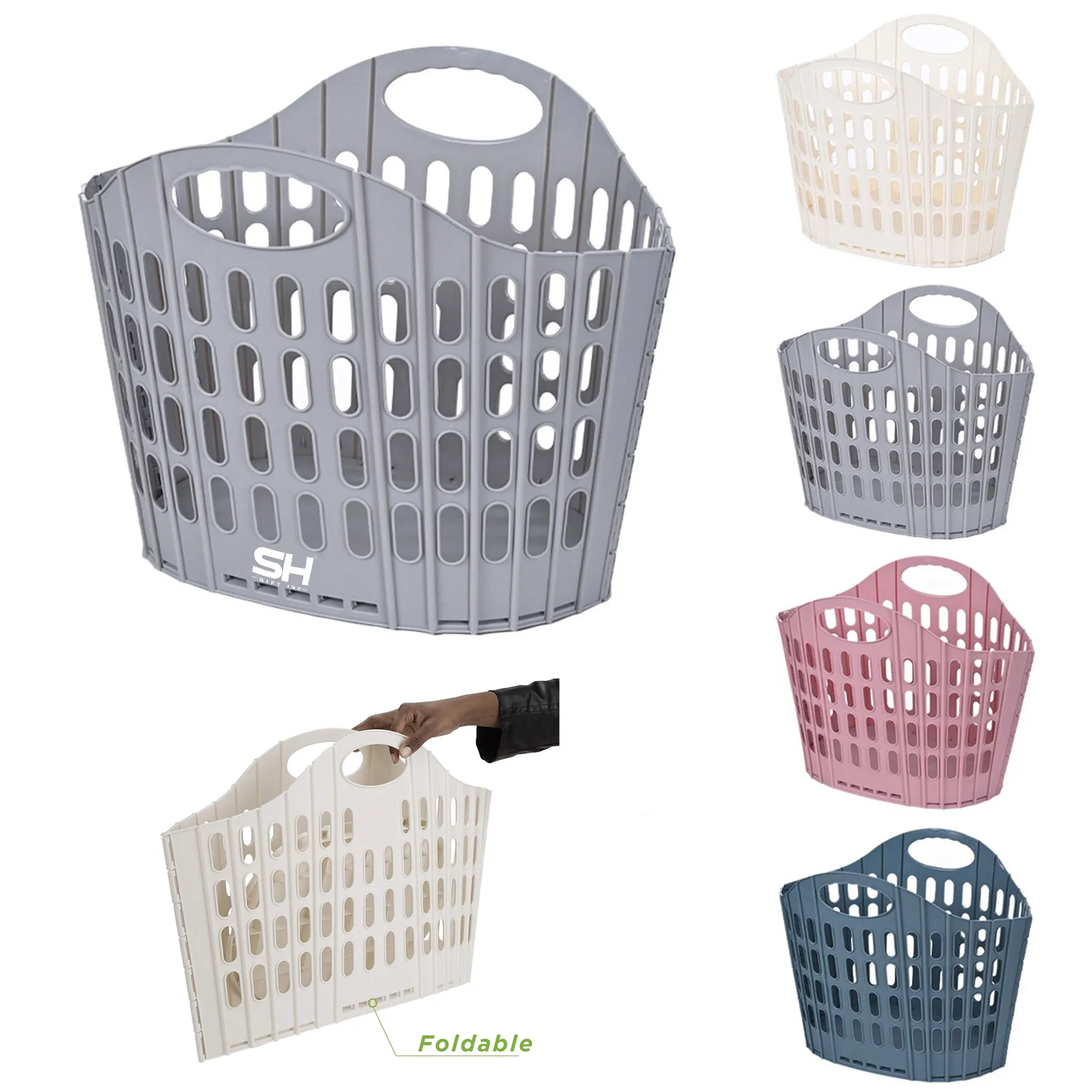 Flat Easy Store Laundry Basket Hamper 3